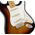 Fender Jimi Hendrix Stratocaster MN 3-Color Sunburst elektromos gitár