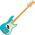 Fender American Professional II Precision Bass MN Miami Blue elektromos basszusgitár