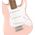 Squier Mini Stratocaster Shell Pink elektromos gitár