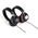 Alpha Audio (170.955) HP six fekete-piros fejhallgató