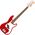 Squier Mini Precision Bass LRL Dakota Red elektromos basszusgitár