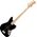 Squier Affinity Jaguar Bass H MN Black elektromos basszusgitár