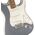 Fender Player Stratocaster PF Silver elektromos gitár