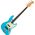 Fender American Professional II Jazz Bass RW Miami Blue elektromos basszusgitár