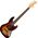 Fender American Professional II Jazz Bass V RW 3-Color Sunburst elektromos basszusgitár