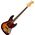 Fender American Professional II Jazz Bass RW 3-Color Sunburst fretless elektromos basszusgitár