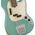 Fender JMJ Road Worn Mustang Bass RW Faded Daphne Blue elektromos basszusgitár