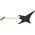 Jackson JS Series Warrior JS32 Satin Black elektromos gitár