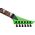 Jackson X Series Dinky DK3XR HSS Neon Green elektromos gitár