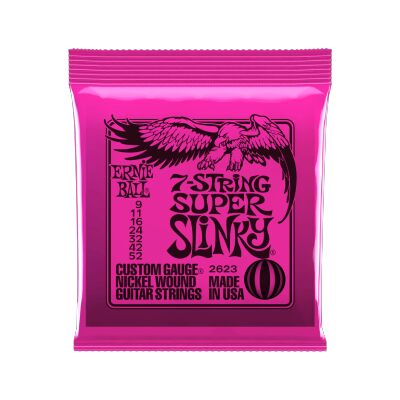 Ernie Ball 2623 Nickel Wound 7 Super Slinky 9-52 elektromos gitárhúr