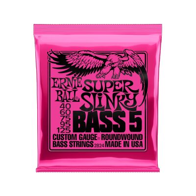 Ernie Ball 2824 Nickel Wound Super Slinky 5 String Bass 40-125 basszus gitárhúr