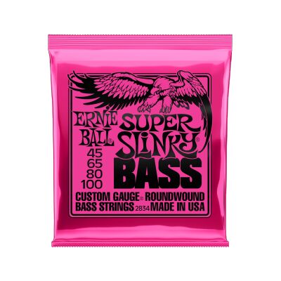 Ernie Ball 2834 Nickel Wound Super Slinky Bass 45-100 basszus gitárhúr