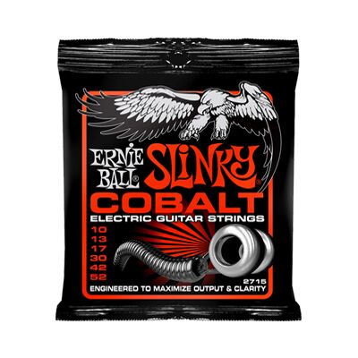 Ernie Ball 2715 Cobalt Skinny Top Heavy Bottom Slinky 10-52 elektromos gitárhúr