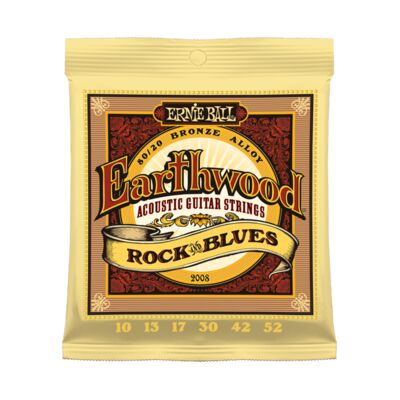 Ernie Ball 2008 Earthwood Bronze Rock & Blues 10-52 akusztikus gitárhúr