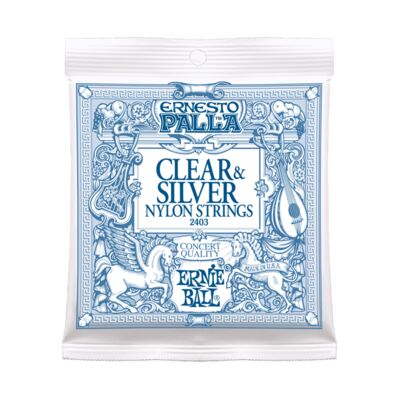 Ernie Ball 2403 Ernesto Palla Clear & Silver klasszikus gitárhúr