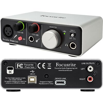 Focusrite iTrack Solo iOS/USB hangkártya