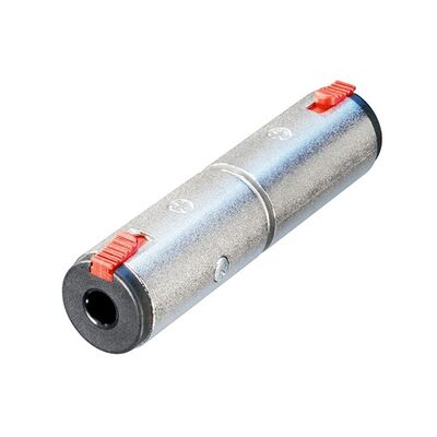 Neutrik NA3JJ 6,3 mm-es TRS aljzat - 6,3 mm-es TRS aljzat átalakító