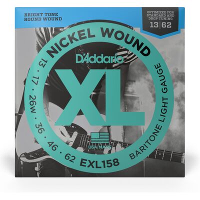 D'Addario EXL158 Nickel Wound 13-62 elektromos gitárhúr