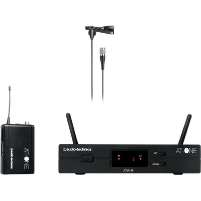 Audio-Technica ATW-11 AT-One zsebadós vezetéknélküli rendszer kitűzőmikrofonnal