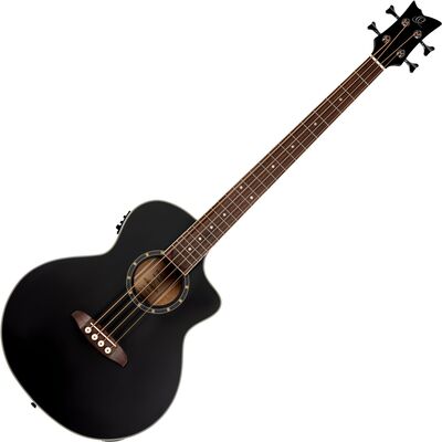 Ortega D7CE-SBK-4 elektro-akusztikus basszusgitár