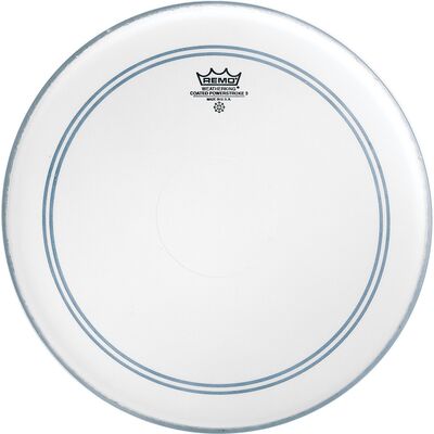 Remo P3-0114-C2 Powerstroke 3  Clear Dot Top Side 14" fehér dobbőr