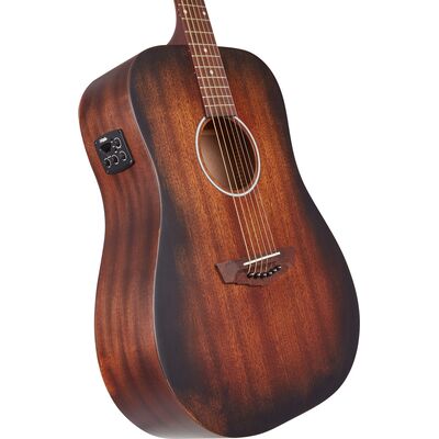 D'Angelico Premier Lexington LS Aged Mahogany elektro-akusztikus gitár
