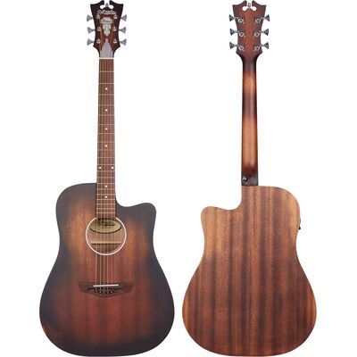 D'Angelico Premier Bowery LS Aged Mahogany elektro-akusztikus gitár