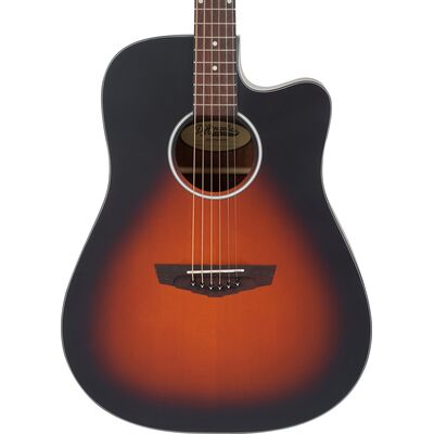 D'Angelico Premier Bowery LS Satin Vintage Sunburst elektro-akusztikus gitár