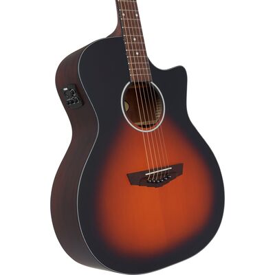 D'Angelico Premier Gramercy LS Satin Vintage Sunburst elektro-akusztikus gitár