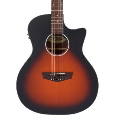 D'Angelico Premier Fulton LS Satin Vintage Sunburst 12-húros elektro-akusztikus gitár