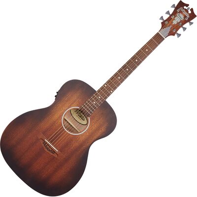 D'Angelico Premier Tammany LS Aged Mahogany elektro-akusztikus gitár