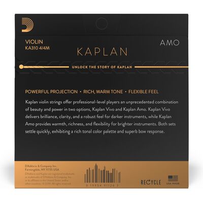 D'Addario Kaplan KA310-4/4M Amo Violin hegedű húrkészlet
