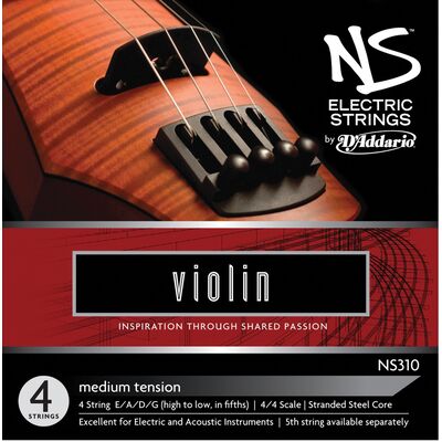 D'Addario NS310 elektromos hegedű húrkészlet
