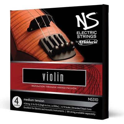 D'Addario NS310 elektromos hegedű húrkészlet