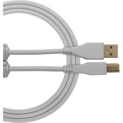 UDG Ultimate Audio Cable A-B fehér 1 m USB kábel