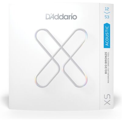 D'Addario XSABR1253 Coated Bronze 12-53 akusztikus gitárhúr
