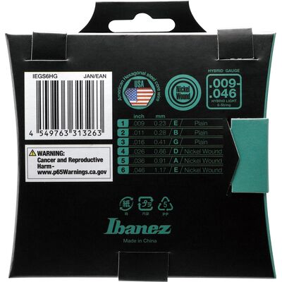 Ibanez IEGS6HG 09-46 elektromos gitárhúr