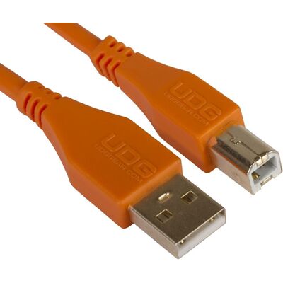 UDG Ultimate Audio Cable A-B narancs 2 m USB kábel