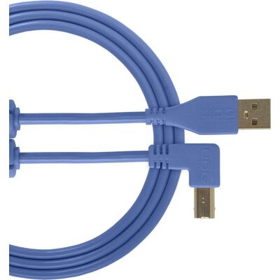 UDG Ultimate Audio Cable A-B Angled kék 3 m USB kábel