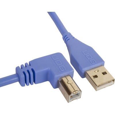 UDG Ultimate Audio Cable A-B Angled kék 3 m USB kábel