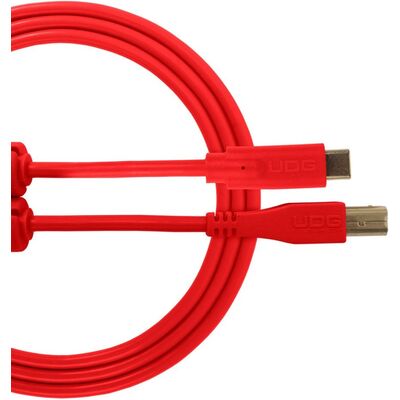 UDG U96001RD Ultimate Audio Cable USB 2.0 C-B piros 1,5 m kábel