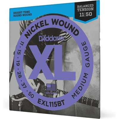 D'Addario EXL115BT Nickel Wound 11-50 elektromos gitárhúr