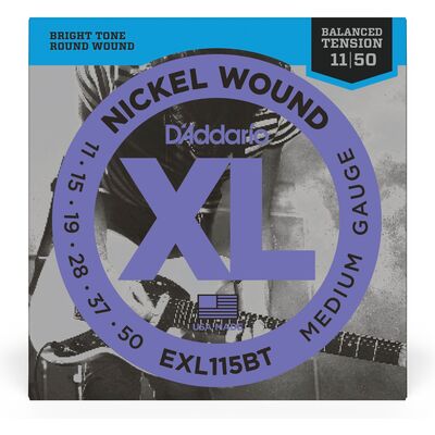 D'Addario EXL115BT Nickel Wound 11-50 elektromos gitárhúr