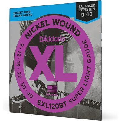 D'Addario EXL120BT Nickel Wound 09-40 elektromos gitárhúr