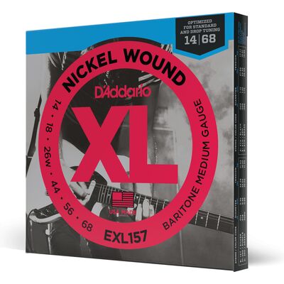 D'Addario EXL157 Nickel Wound 14-68 elektromos gitárhúr