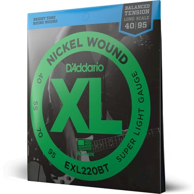 D'Addario EXL220BT Nickel Wound 40-95 basszus gitárhúr