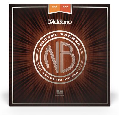 D'Addario NB1047 Nickel Bronze 10-47 akusztikus gitárhúr