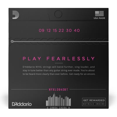 D'Addario NYXL0940BT Nickel Wound 09-40 elektromos gitárhúr