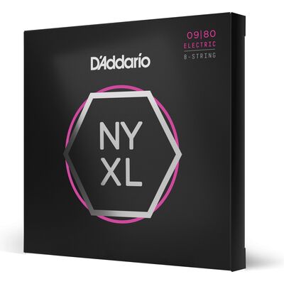 D'Addario NYXL0980 Nickel Wound 09-80 elektromos gitárhúr