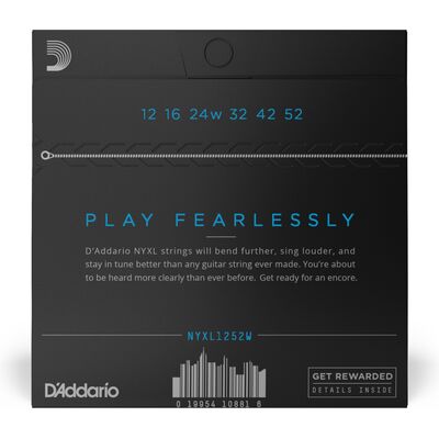 D'Addario NYXL1252W Nickel Wound 12-52 elektromos gitárhúr